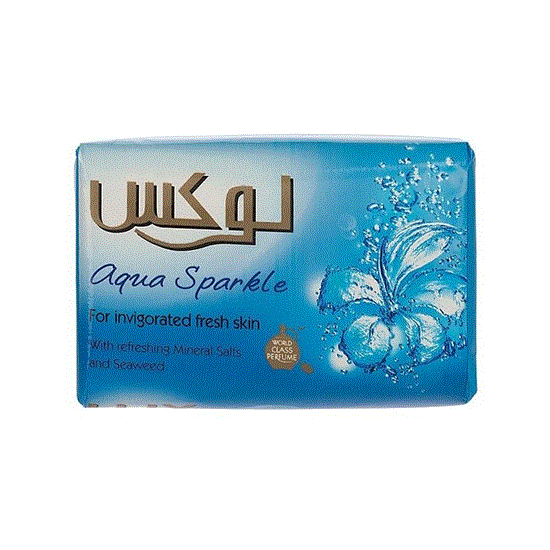 تصویر  صابون لوکس مدلAQUASPARKLE حجم125G