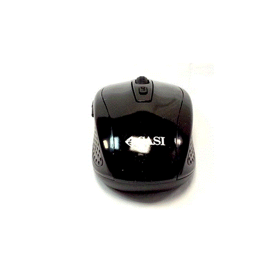 تصویر  موس بی سیم وایرلس کاسی مشکی MW-2.4G