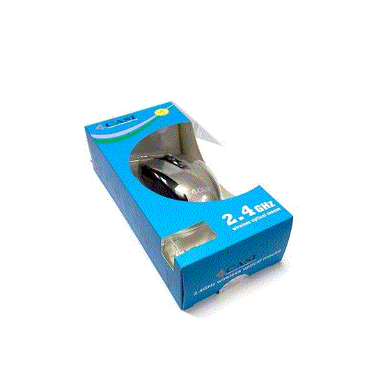 تصویر  موس بی سیم وایرلس کاسی نقره ای  MW-2.4G