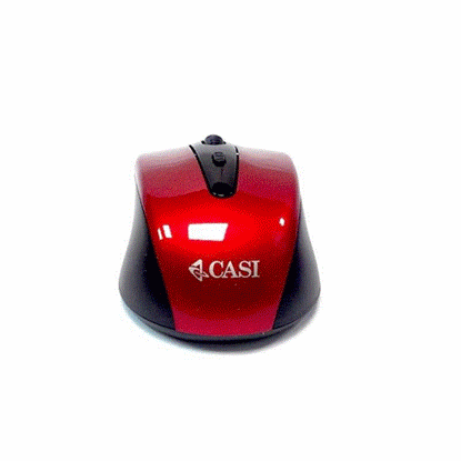 تصویر  موس بی سیم وایرلس  قرمز CASI wireless mouse MW-2.4G