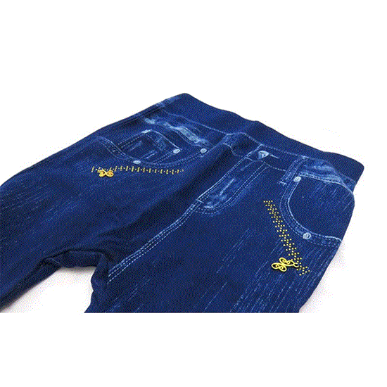 تصویر  ساپورت طرح لی نگین دار رنگ آبی JEAN DESIGN SUPPORT