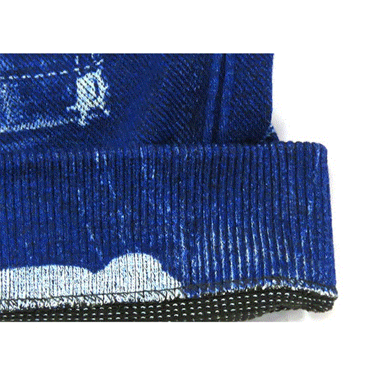 تصویر  ساپورت طرح لی نگین دار رنگ آبی JEAN DESIGN SUPPORT