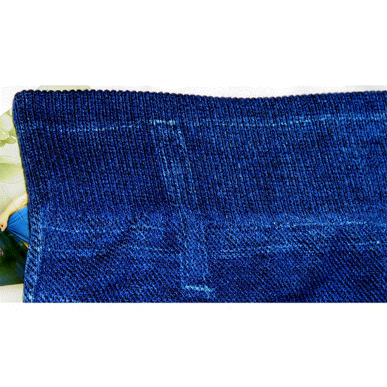 تصویر  ساپورت طرح لی نگین دار رنگ آبی JEAN DESIGN SUPPORT