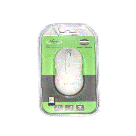 تصویر  موس بی سیم وایرلس سفید MACHER مدل MR-W30