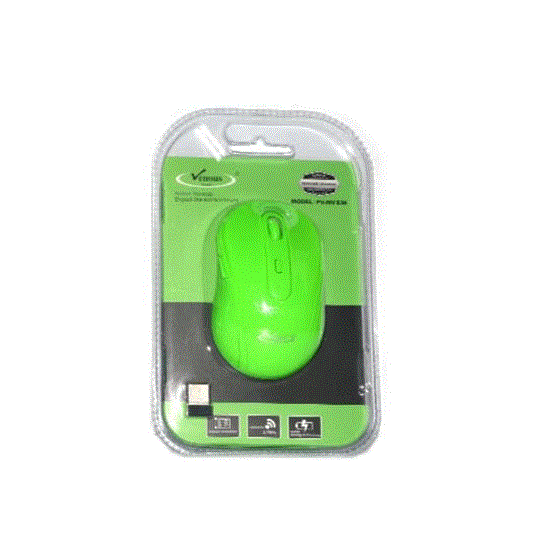تصویر  موس بی سیم وایرلس  سبز MACHER مدل MR-W30