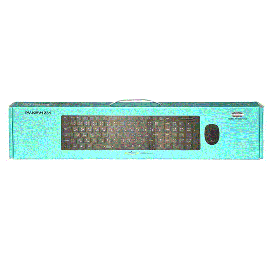 تصویر  کیبورد و ماوس بی سیم ونوس مدل PV-KMV 1231