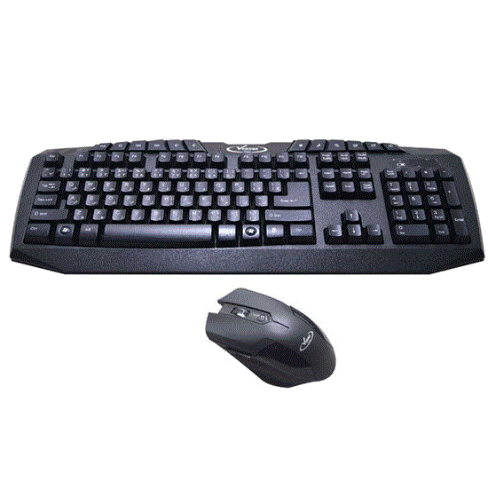 تصویر  کیبورد و ماوس بی سیم ونوس مدل KMV-1233