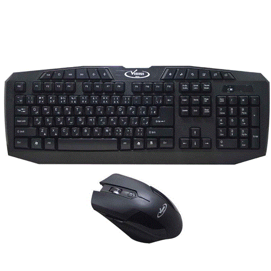 تصویر  کیبورد و ماوس بی سیم ونوس مدل KMV-1233