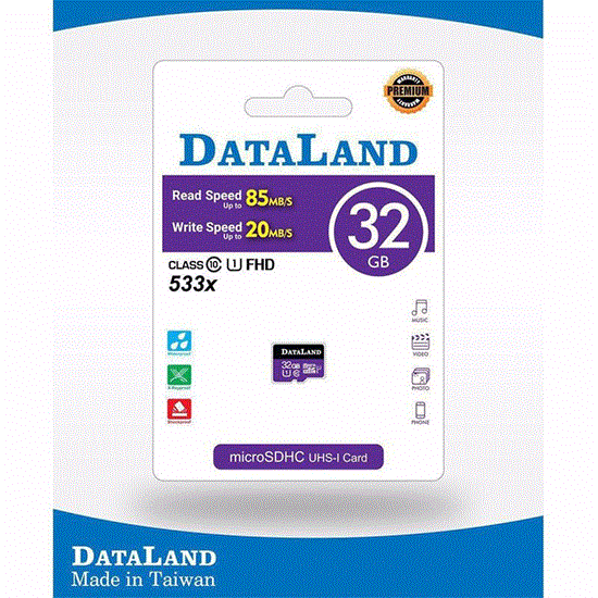 تصویر  کارت حافظه دیتالند مدل X333 32GB