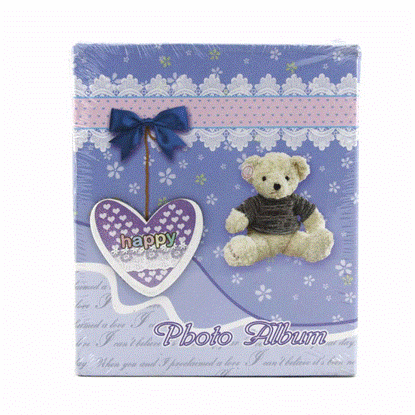 تصویر  آلبوم عکس طرح خرس آبی با ظرفیت 40عکس