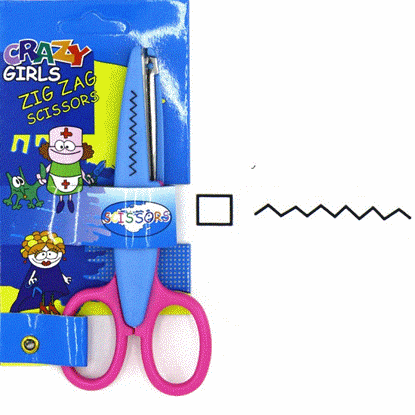 تصویر  قیچی دالبر طرح زیگزاگ