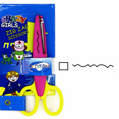 تصویر  قیچی دالبر طرح ابری ریز