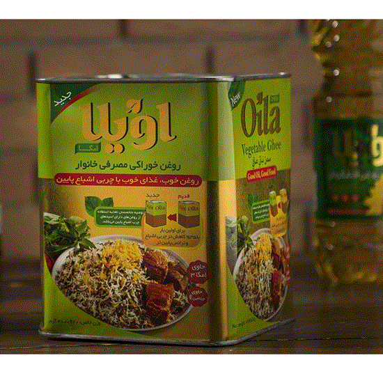 تصویر  روغن نیمه جامد گیاهی حجم4K