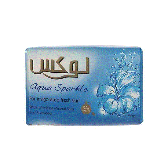 تصویر  صابون لوکس مدل AQUA SPARKLE حجم 90 گرم