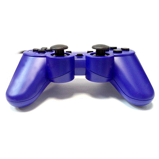تصویر  دسته بازی تک شوکدار آبی ونوس ps2