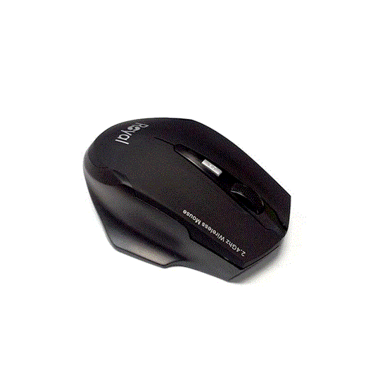 تصویر  موس وایرلس رویال مشکی مدل  MW-215