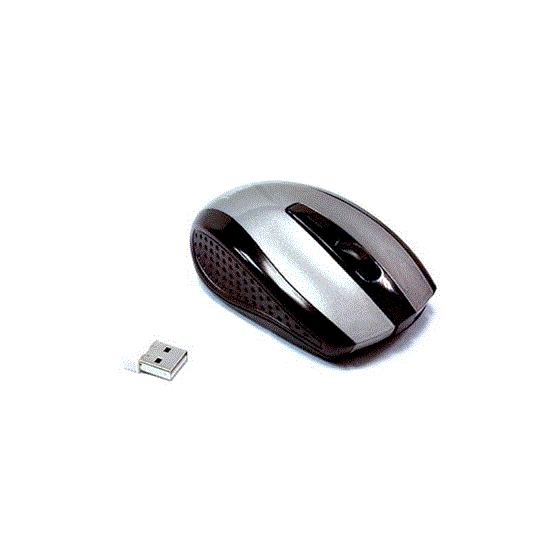تصویر  موس وایرلس کاسی نقره ای MW-2.4G