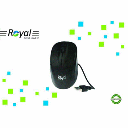 تصویر  موس رویال مشکی مدل M140