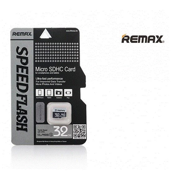 تصویر  کارت حافظه 32گیگ REMAX microSDHC