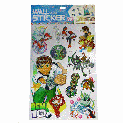 تصویر  استیکر سه بعدی کارتونی