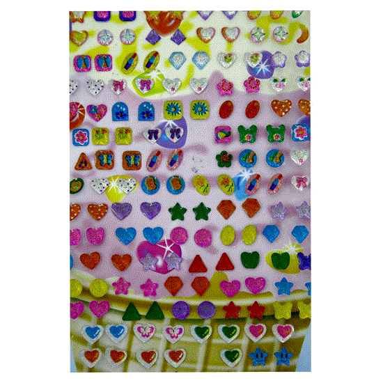 تصویر  گوشواره چسبی کودکانه