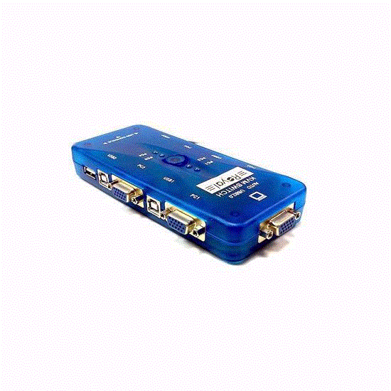 تصویر  سوییچ کی وی ام با چهار پورت مدل FJ-104UK