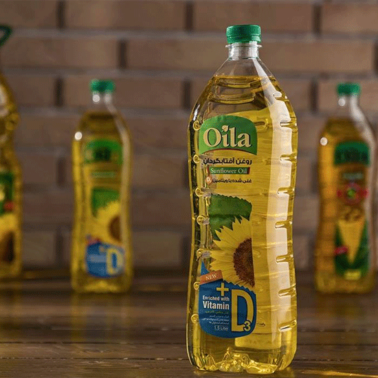 تصویر  روغن آفتاب گردان اویلا حاوی ویتامینD حجم 1.5 لیتر