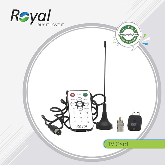 تصویر  کارت tv وایرلس رویال مدل R-DVB001