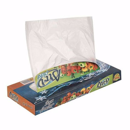 تصویر  کیسه فریزر جعبه ای آیری پلاست بسته 120 عددی