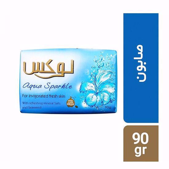 تصویر  صابون لوکس مدل AQUA SPARKLE حجم 90 گرم