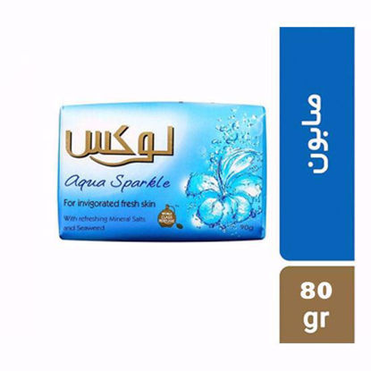تصویر  صابون لوکس مدلAQUASPARKLE حجم80G