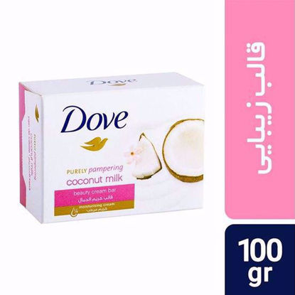 تصویر  صابون داو مدلCOCONUT MILK حجم100G