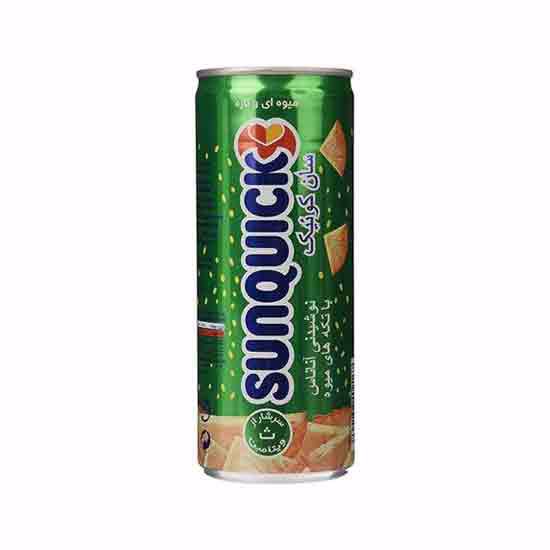 تصویر  آبمیوه سان کوییک با طعم آناناس حجم 240ML