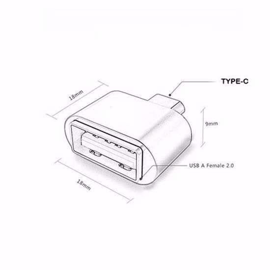 تصویر  مبدل او تی جی micro USB ریمکس