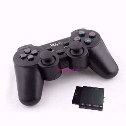 تصویر  دسته بازی تک وایرلس شوکدار رویال PC