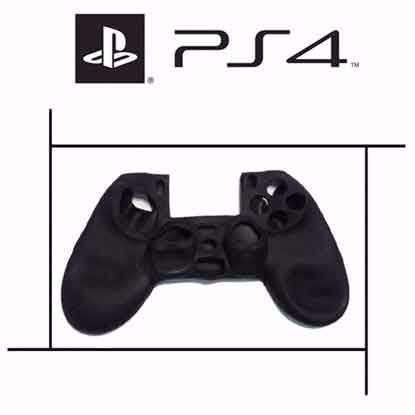 تصویر  روکش دسته پلی استیشن PS4‬‎ مشکی ساده