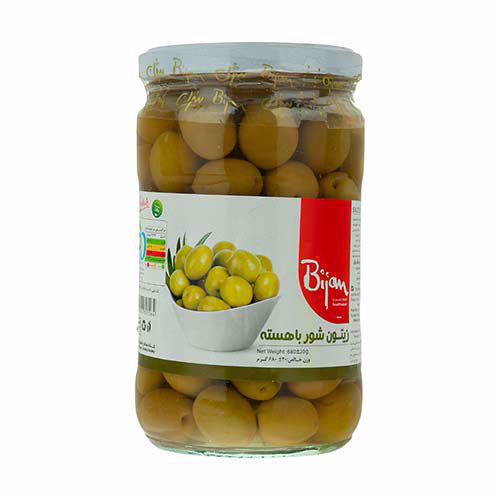 زیتون شورهسته دار بیژن وزن 680 گرم