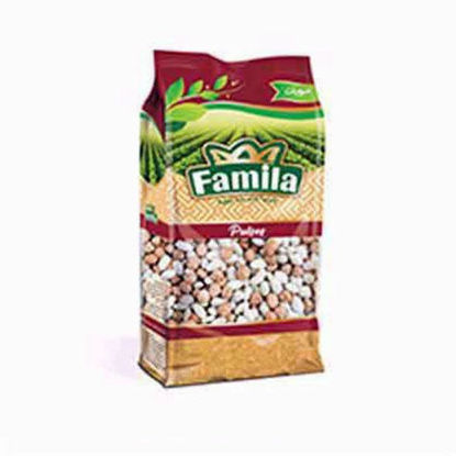 تصویر  مخلوط نخود و لوبیا سفید فامیلا700گرمی