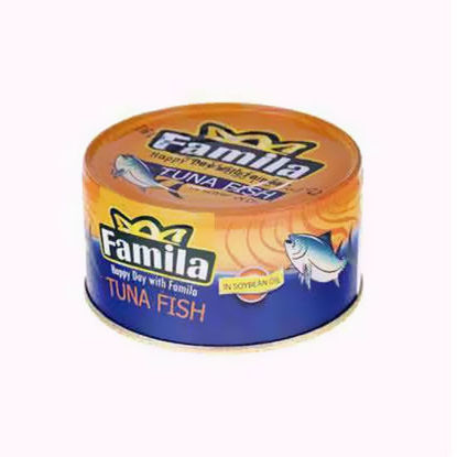 تصویر  تن ماهی در روغن سویا فامیلا وزن 180 گرم