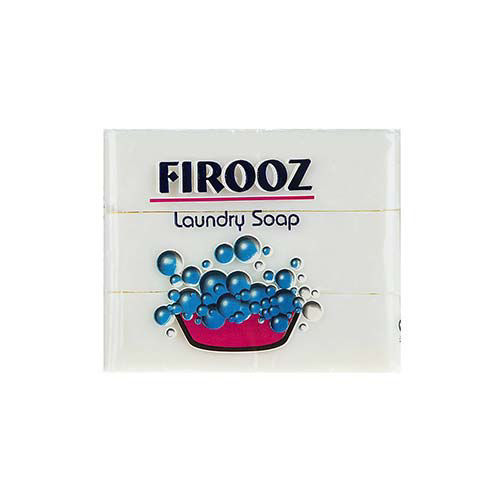 صابون لباسشویی فیروز حجم 120 گرم بسته 3 عددی
