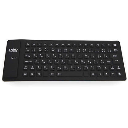 کیبورد ژله ای ونوس مدل PV-K118 با حروف فارسی