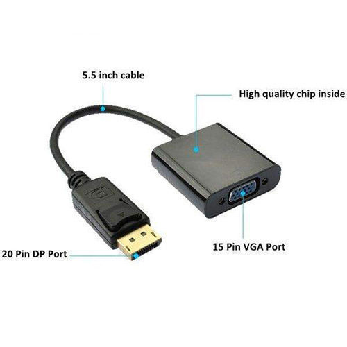 تصویر  مبدل DisplayPort به VGA