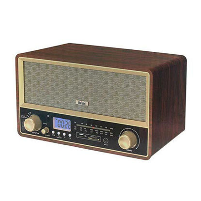 تصویر  اسپیکر بلوتوثی قابل حمل مارشال مدل ME-1136 قهوه ای تیره