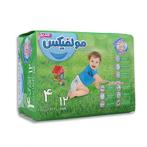 پوشک مولفیکس سایز 4