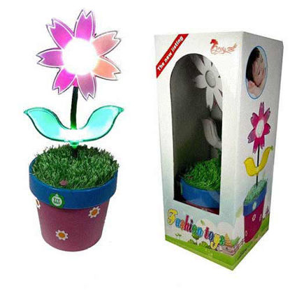 چراغ خواب موزیکال گل متحرک