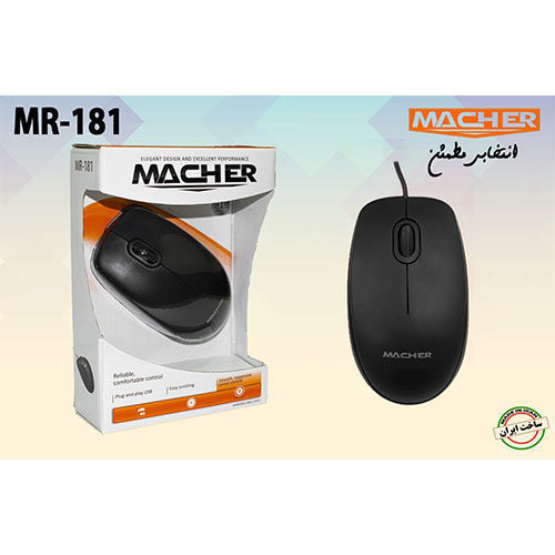 تصویر  ماوس با سیم مچر مدل MR-181
