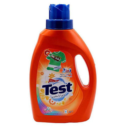تصویر  مایع لباسشویی مخصوص لباس رنگی تست مدل 2in1 حجم 3 لیتر
