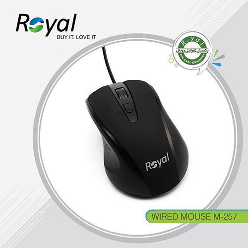 تصویر  موس با سیم رویال مدل R-M257