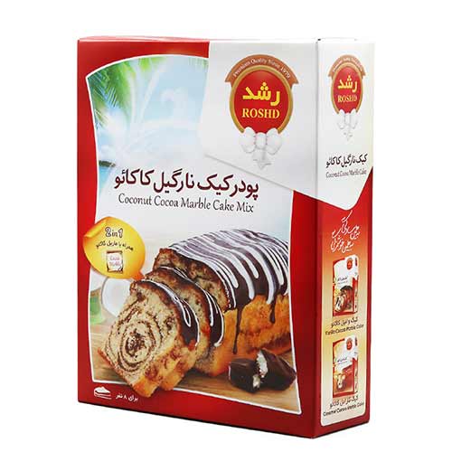 پودر کیک نارگیل کاکائو