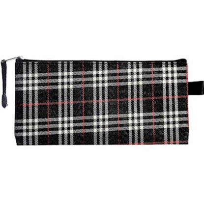 جامدادی چهارخونه مشکی